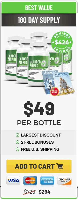 Bladder Shield  6 Pouches